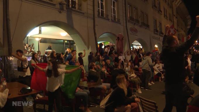 Italien ist Fussball Europameister: Nach dem Schlusspfiff brechen in Bern alle Dämme