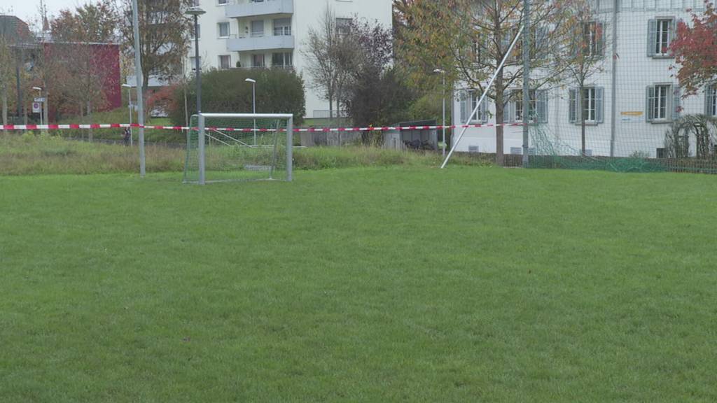 Zug kollidiert mit Fussballtor