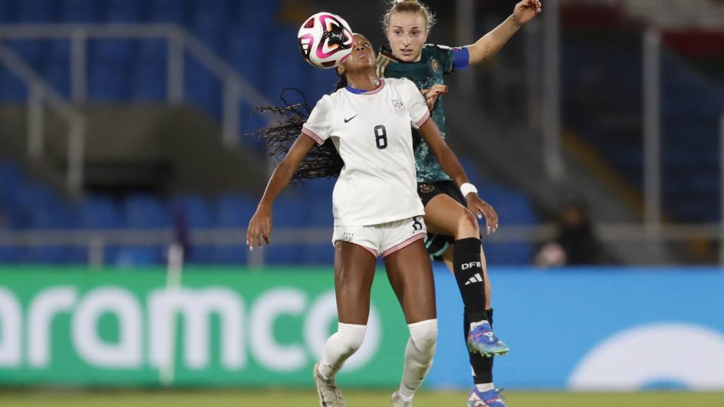 Am Ende hatten die Amerikanerinnen gegen Deutschland an der U20-WM der Juniorinnen knapp die Nase vorn