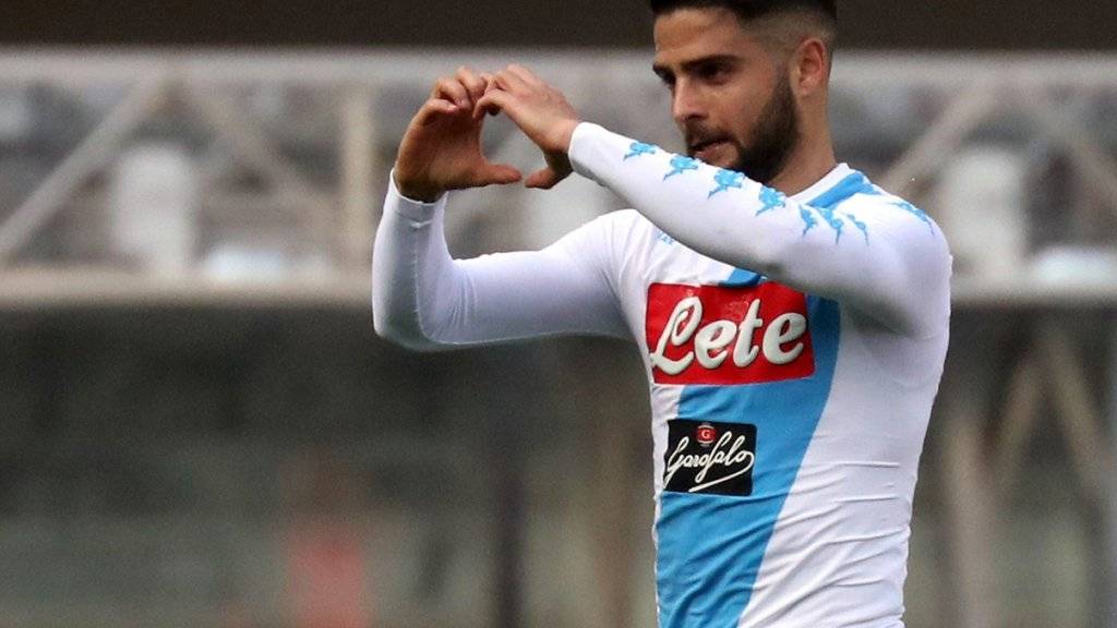 Lorenzo Insigne schoss nach einer halben Stunde das 1:0 für Napoli