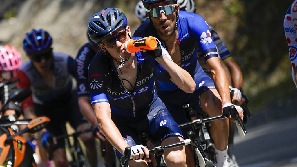 Valentin Madouas (vorne) ist bei Groupama-FDJ ein Teamkollege von Stefan Küng