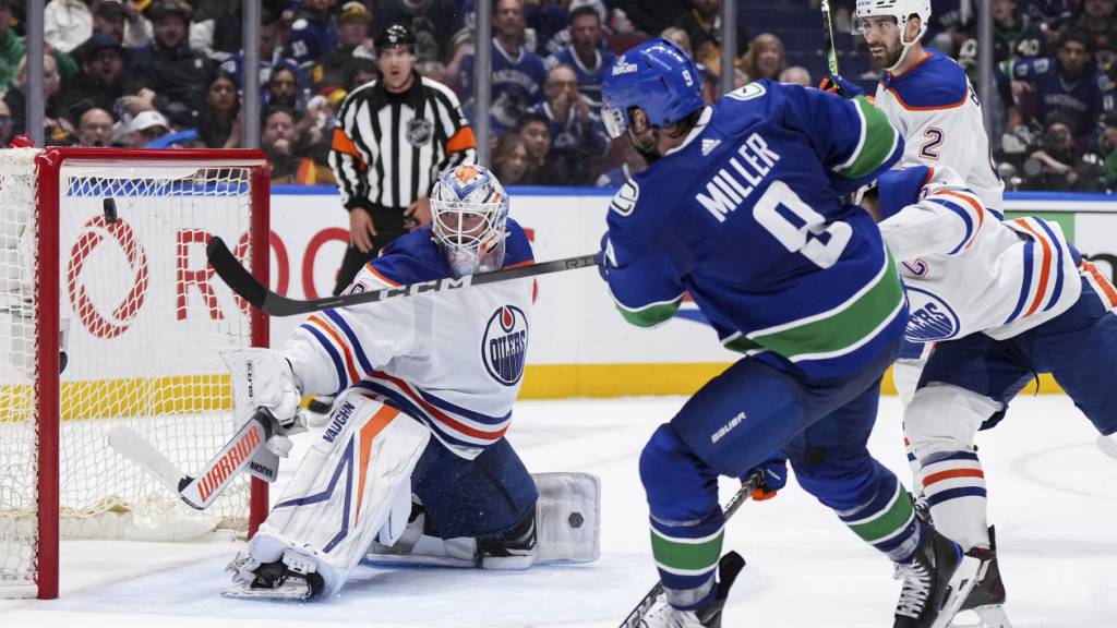 Suters Canucks erspielen sich gegen Edmonton zwei Matchpucks