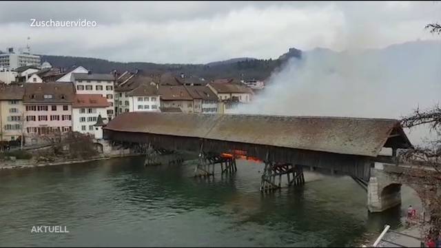 Oltner Wahrzeichen in Flammen