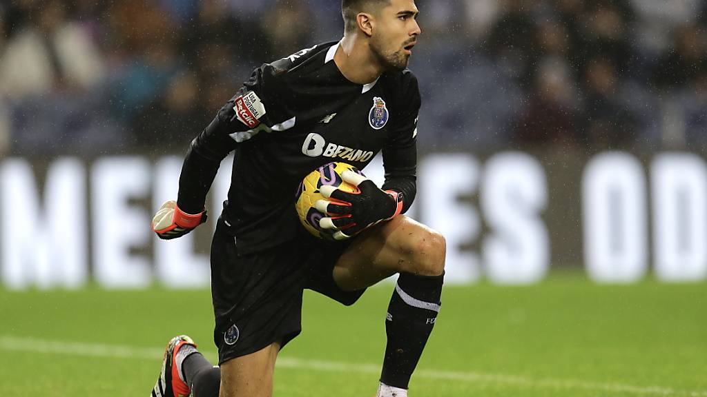 Porto-Goalie Diogo Costa blickt dem Rückspiel gegen Arsenal entgegen