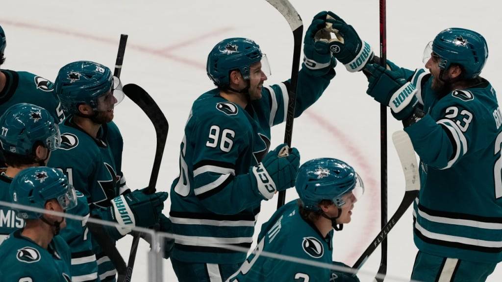Die San Jose Sharks gewinnen gegen die Winnipeg Jets