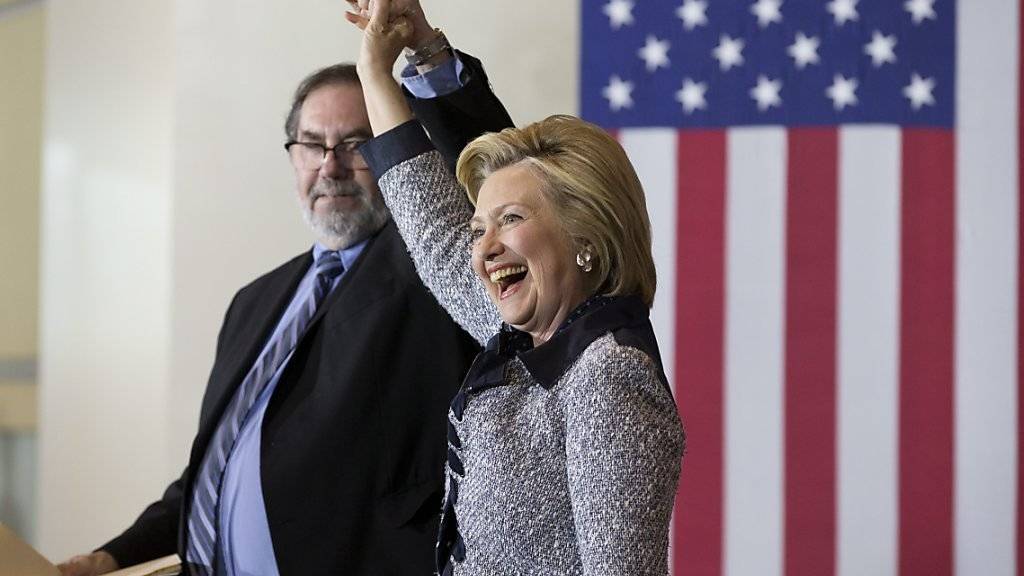 Gewinnt auch die letzte Vorwahl der Demokraten in Washington: Präsidentschaftsanwärterin Hillary Clinton.
