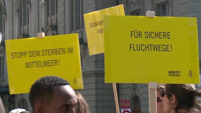 Demonstration für mehr Solidarität
