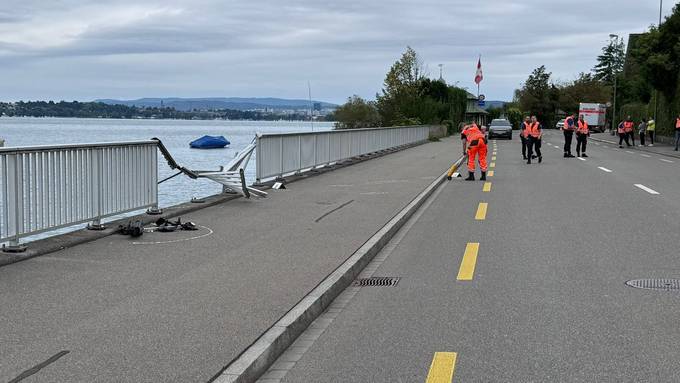 Auto stürzt in Zürichsee – Mann (42) in kritischem Zustand