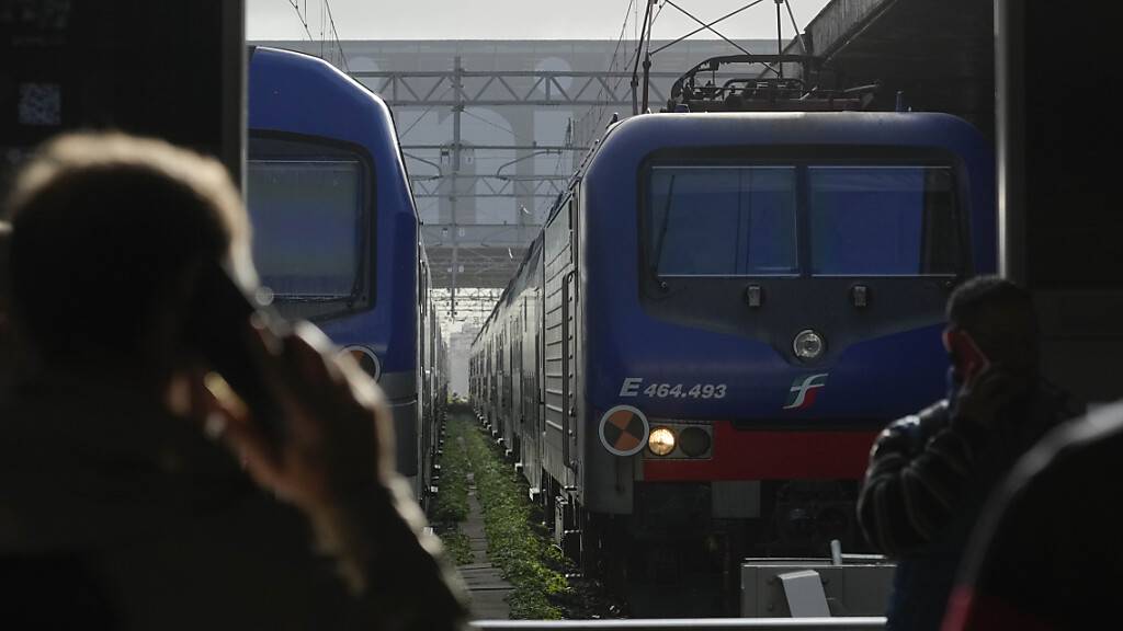 Züge und Passagiere am Bahnhof Termini in der italienischen Hauptstadt Rom. (Archivbild)