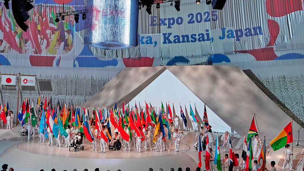 Eröffnungsfeier der Osaka Expo 2025. Foto: Hiro Komae/AP/dpa