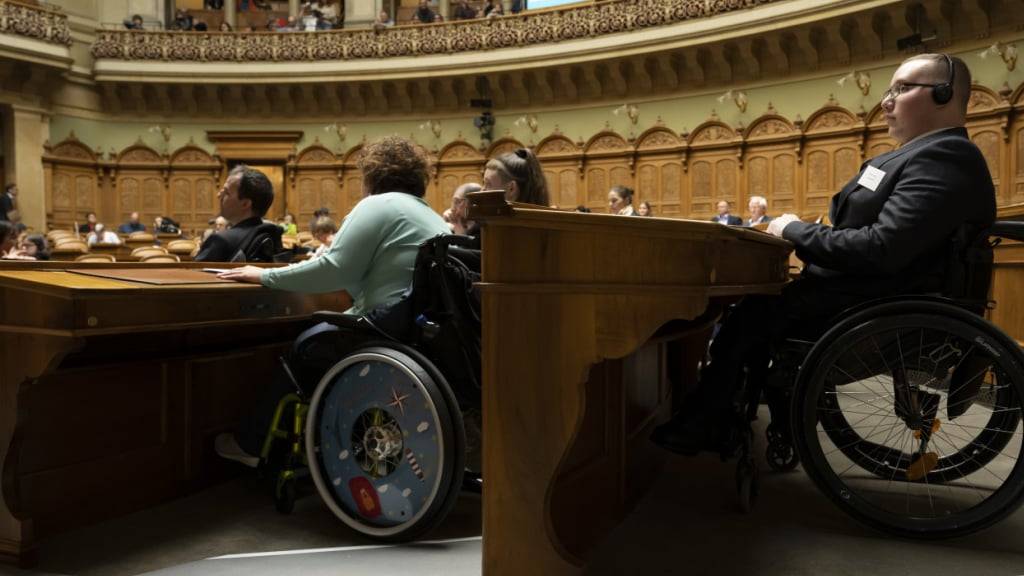 2023 hat im Nationalratssaal eine Behindertensession stattgefunden. (Archivaufnahme)
