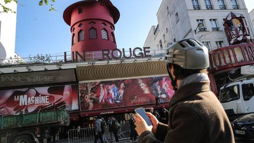 Pariser Wahrzeichen: Mühlrad des Moulin Rouge abgestürzt