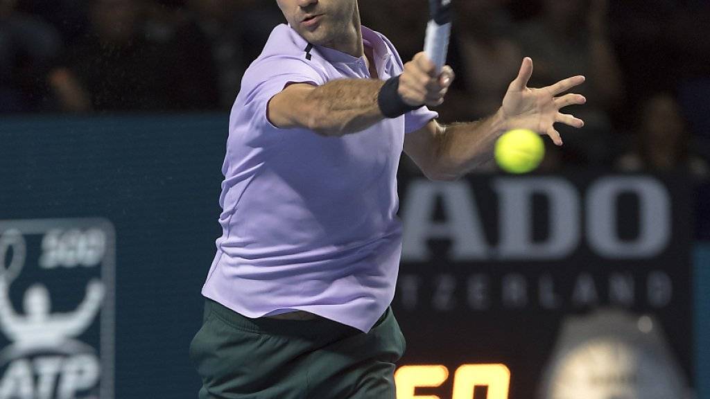 Roger Federer kennt nun die möglichen Gegner in Paris-Bercy