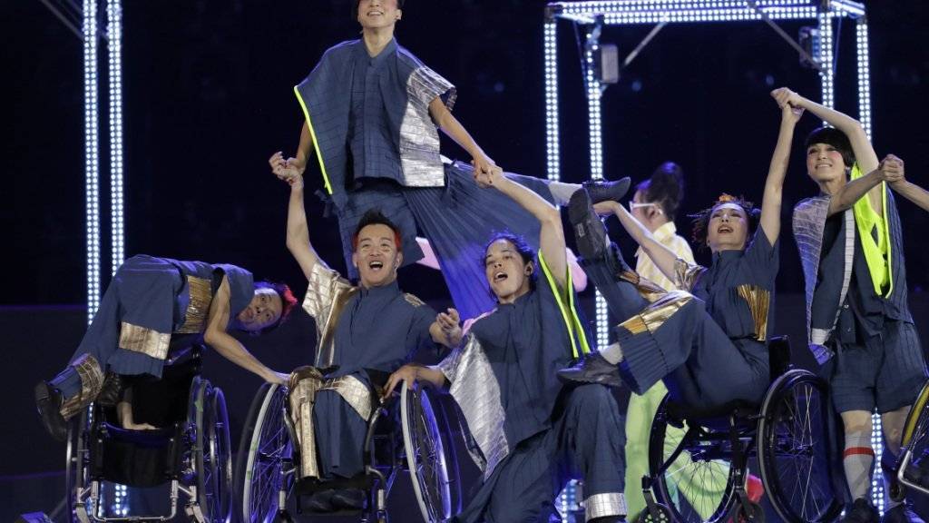 Abschied von Rio: Die Paralympics gehen in der brasilianischen Metropole mit einer grossen Show zu Ende.