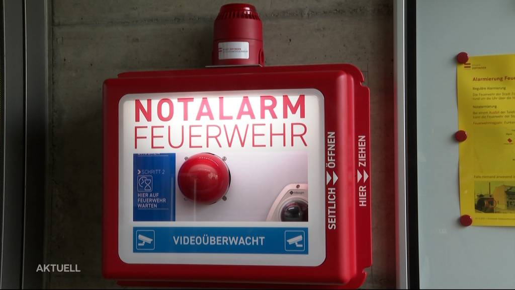 Zofingen: Die Feuerwehr per Knopfdruck rufen