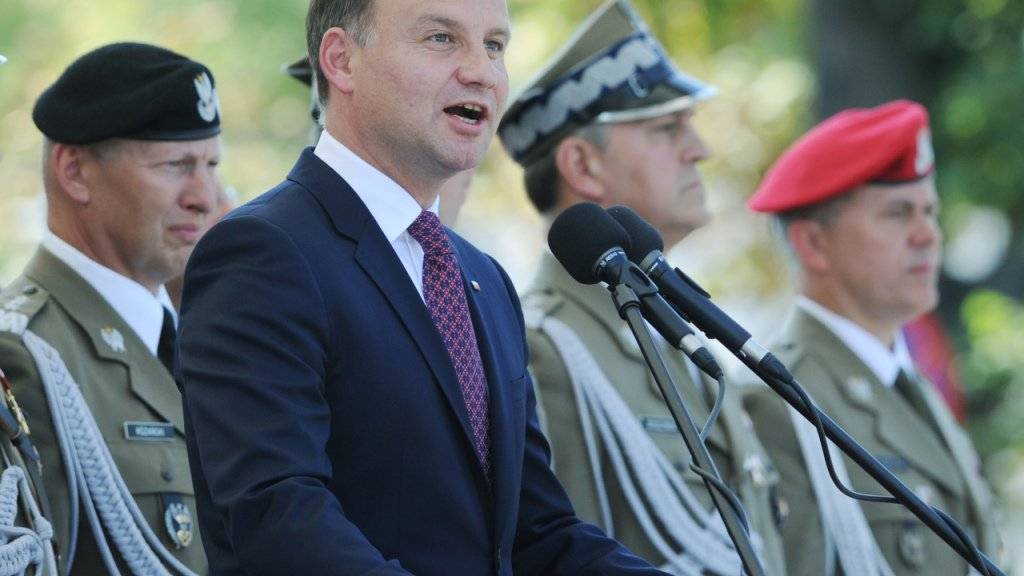 Will Ukraine-Friedensgespräche ausweiten: Polens neuer Präsident Andrzej Duda