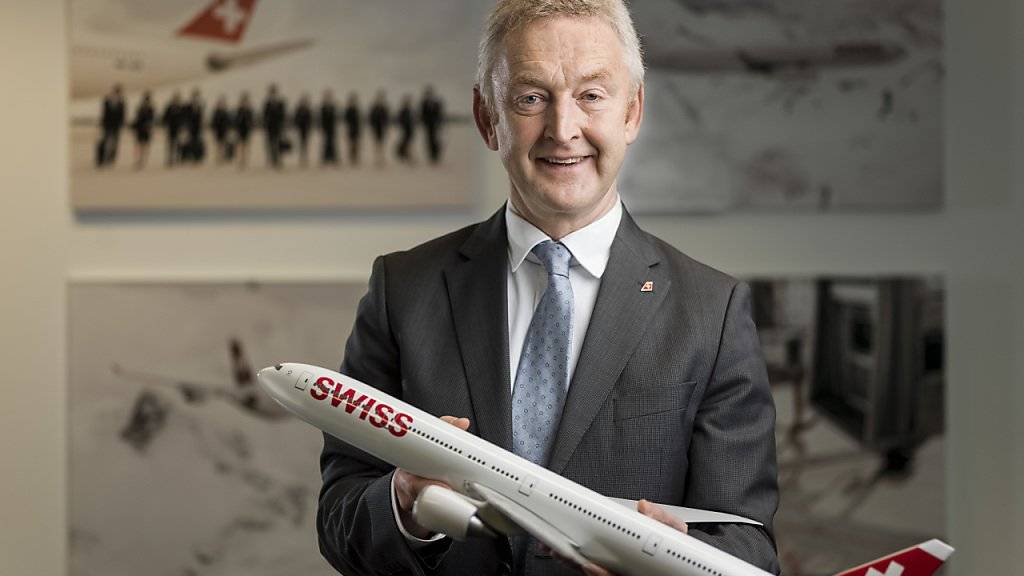 Mit 35 Langstreckenflugzeugen sieht Swiss-CEO Thomas Klühr die Grenzen des Wachstums für die Schweizer Airline erreicht. (Archiv)