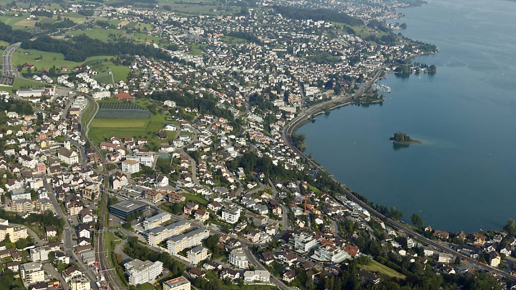 Die Gemeinde Wollerau SZ investiert in den Hochwasserschutz. (Archivbild)