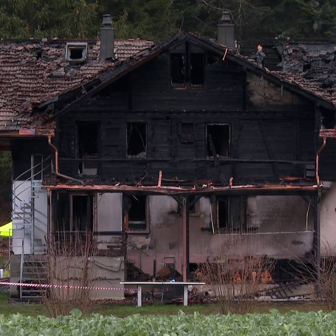 Zweifamilienhaus in Lützelflüh-Goldbach nach Brand unbewohnbar