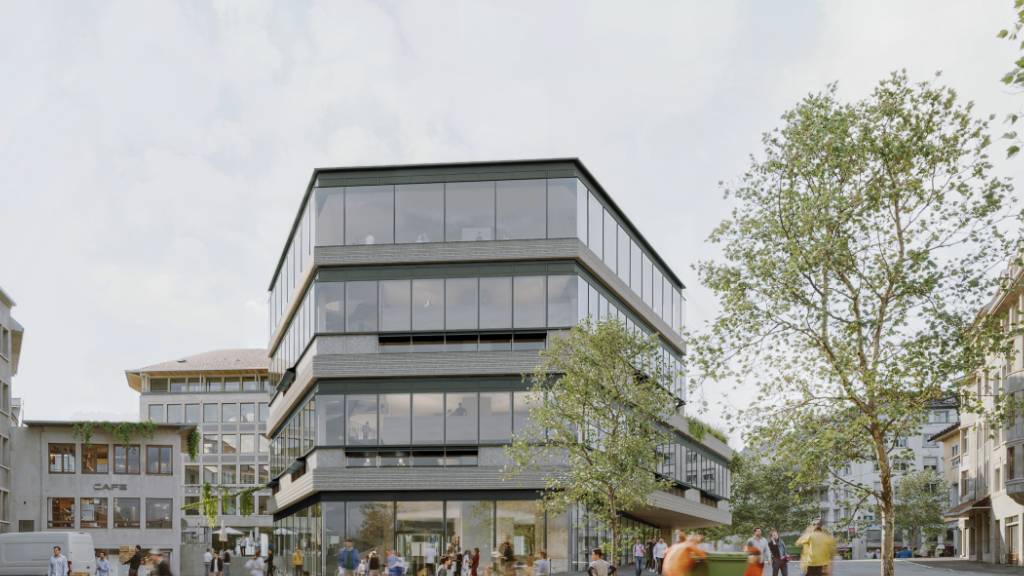 Ob beim St. Galler Marktplatz der Neubau für eine neue Bibliothek nach dem Entwurf von Staab Architekten jemals realisiert wird, ist vorläufig noch offen. Der Entscheid wurde verschoben.