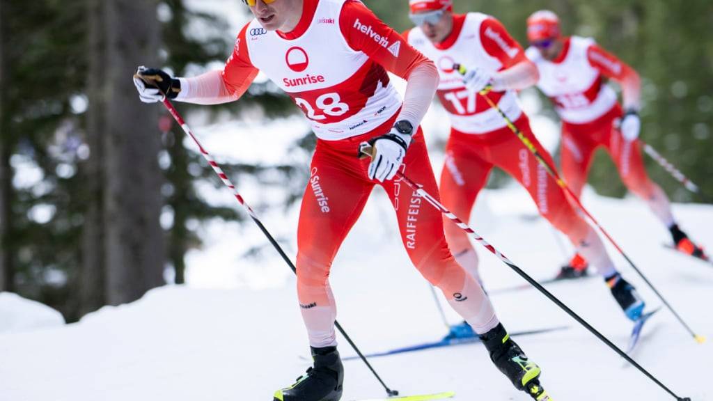 Ein Teil des Schweizer  Männer-Teams beim Training Mitte November in Davos. Hat es für alle Platz in der Olympia-Delegation?