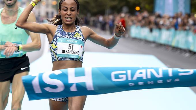 Kalkidan Gezahegne läuft in Genf 10-km-Rekord auf der Strasse