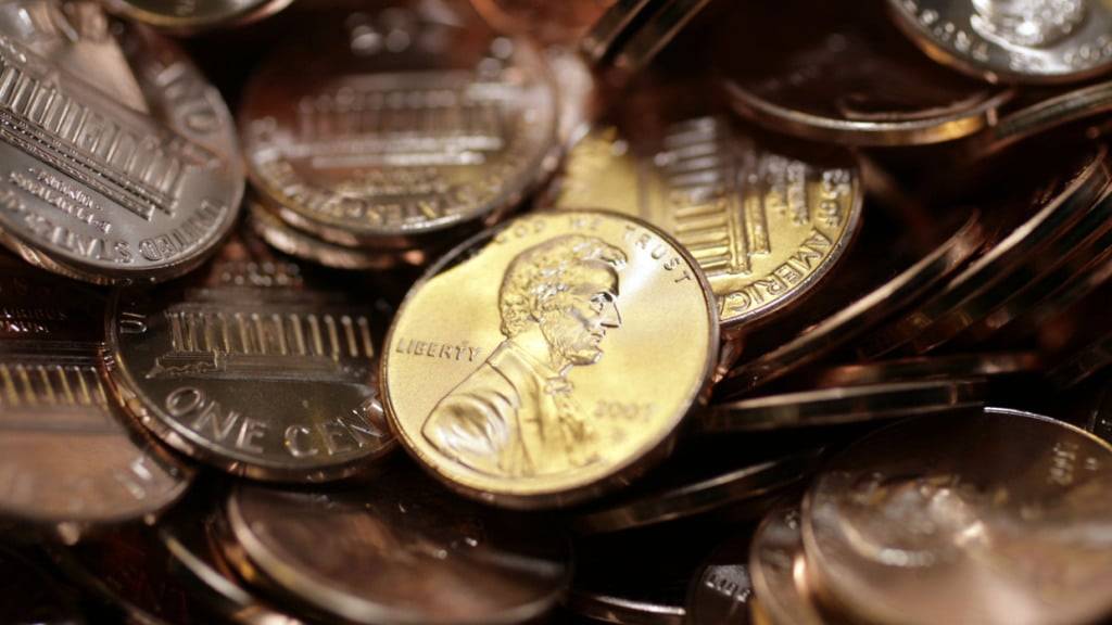 Gibt es seit 230 Jahren - und bald nicht mehr: die 1-Cent-Münze («Penny») in den USA. (Archivbild)