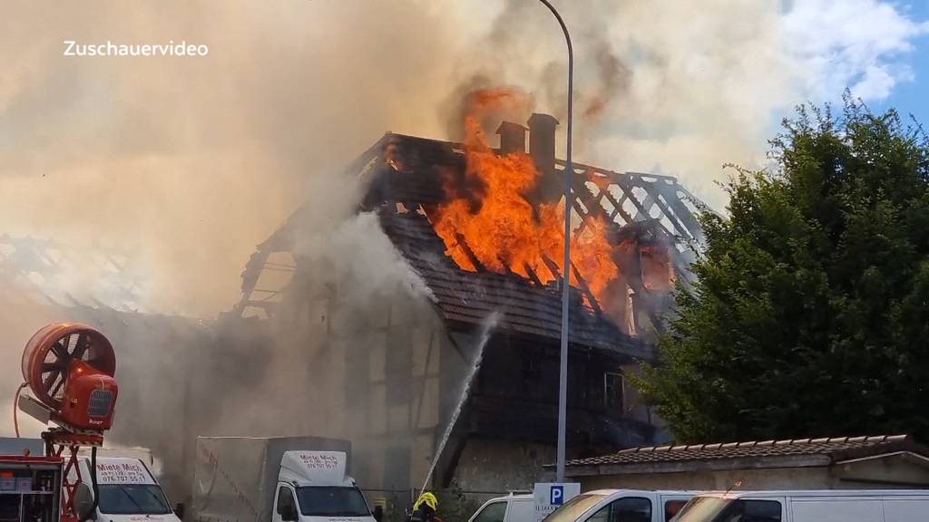 Verdächtig: Hat jemand in Niederbipp ein leerstehendes Haus angezündet?