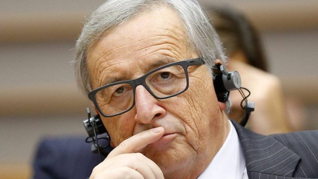 Hat für Sonntag zu einem Spitzentreffen in Brüssel geladen: EU-Kommissionspräsident Jean-Claude Juncker (Archiv)