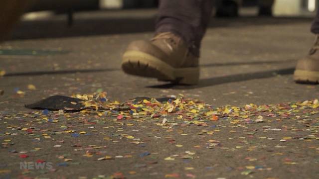 Freud und Leid über Konfetti-Regen an Thuner Fasnacht