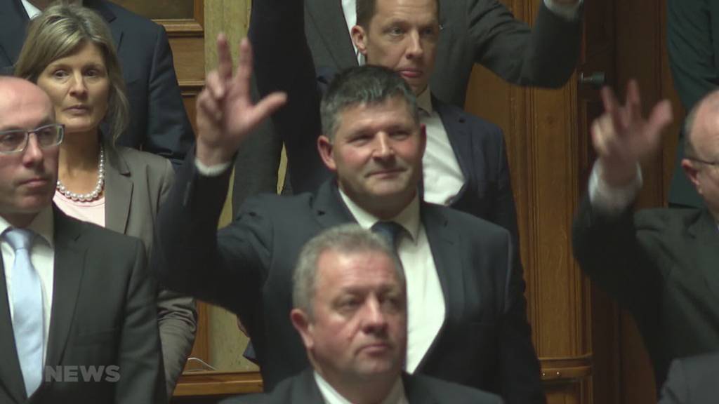 Drei Berner Neo-Nationalräte bei der Vereidigung