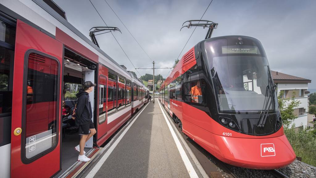 Die Appenzellerbahn fährt neu von Trogen direkt nach Appenzell.