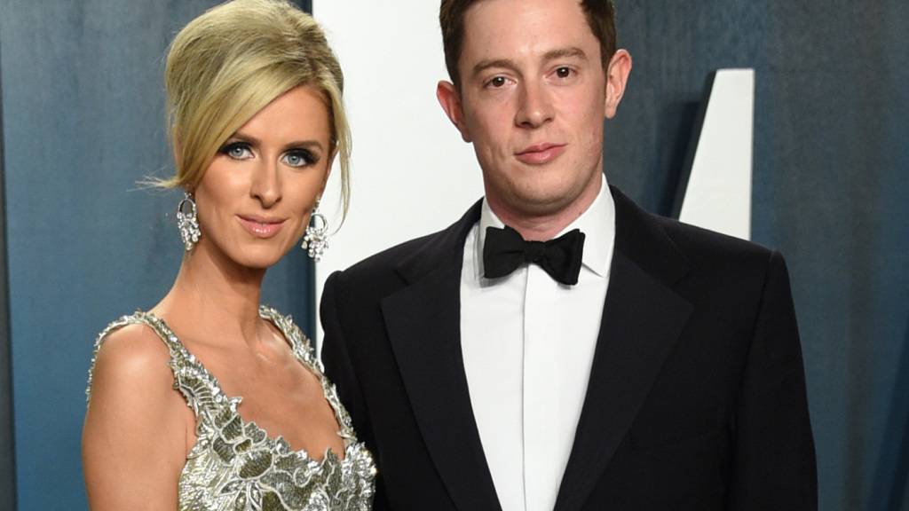 ARCHIV - Nicky Hilton Rothschild und ihr Mann James Rothschild kommen zu der Oscar-Party von Vanity Fair. Foto: Evan Agostini/Invision via AP/dpa