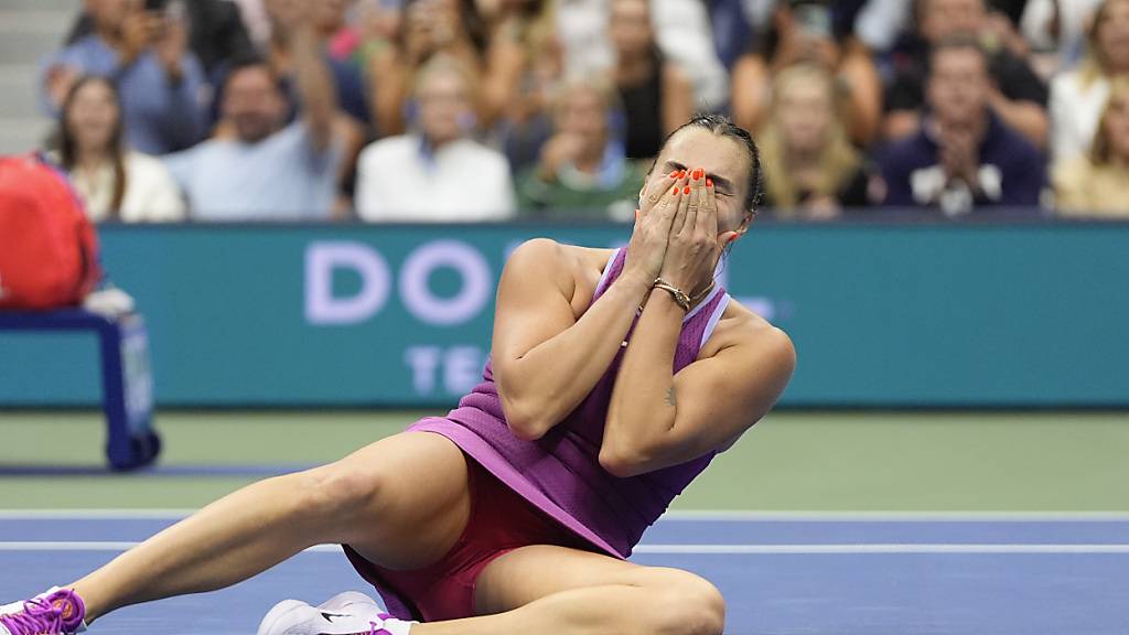 Nach der Enttäuschung im letzten Jahr nun Tränen der Freude: Aryna Sabalenka triumphiert am US Open