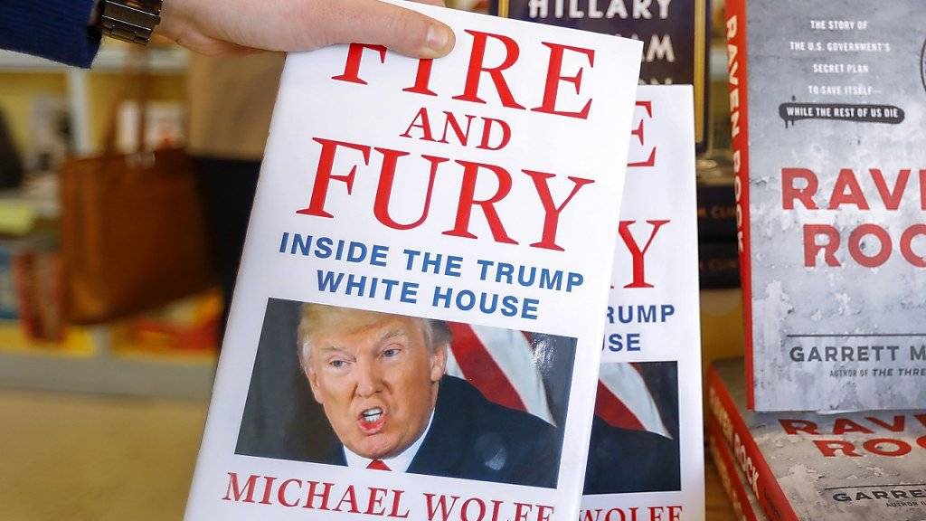 «Werden uns die Verleumdungsgesetze sehr genau ansehen»: US-Präsident Donald Trump nach Erscheinen des Skandalbuchs «Fire and Fury» über ihn.