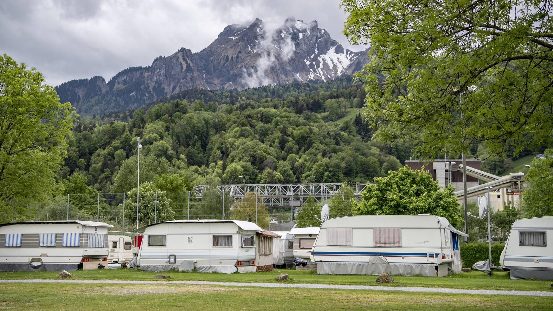 Die Schweizer Campingplätze dürfen bis auf weiteres nicht benutzt werden.