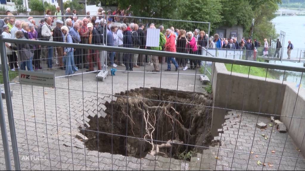 Solothurn: Mysteriöses Loch bei Schiffländte