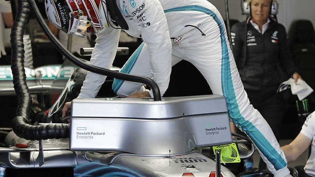 Lewis Hamilton steigt am Sonntag als fast sicherer Weltmeister ins Mercedes-Cockpit