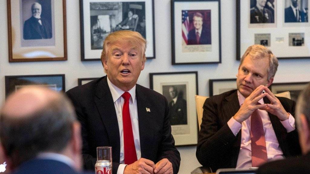 Donald Trump und die News: Der gewählte US-Präsident trifft sich mit Medienschaffenden am Sitz der «New York Times».