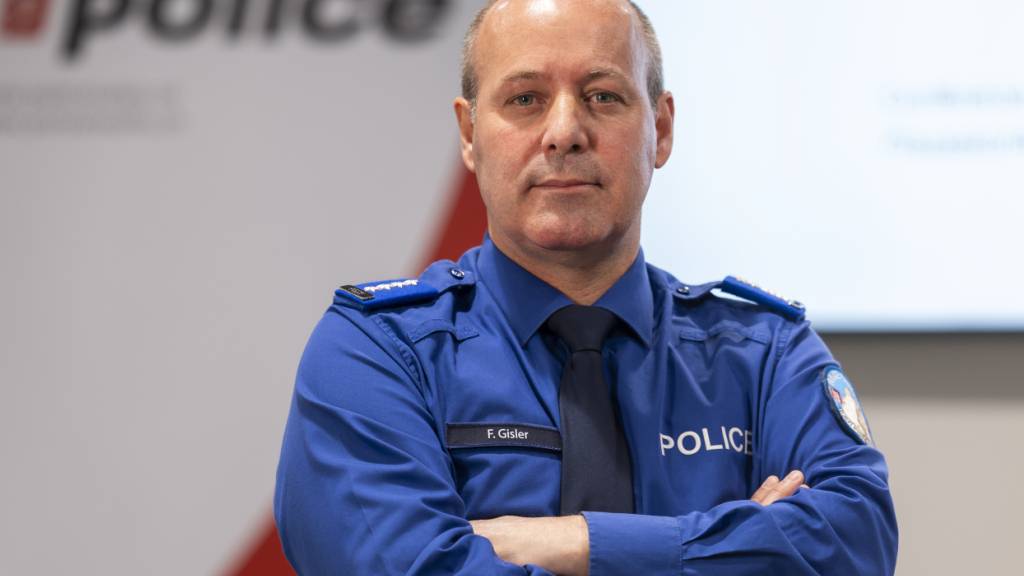 Amtsantritt unter aussergewöhnlichen Umständen: Der neue Walliser Polizeikommandant Frédéric Gisler. (Archivbild)
