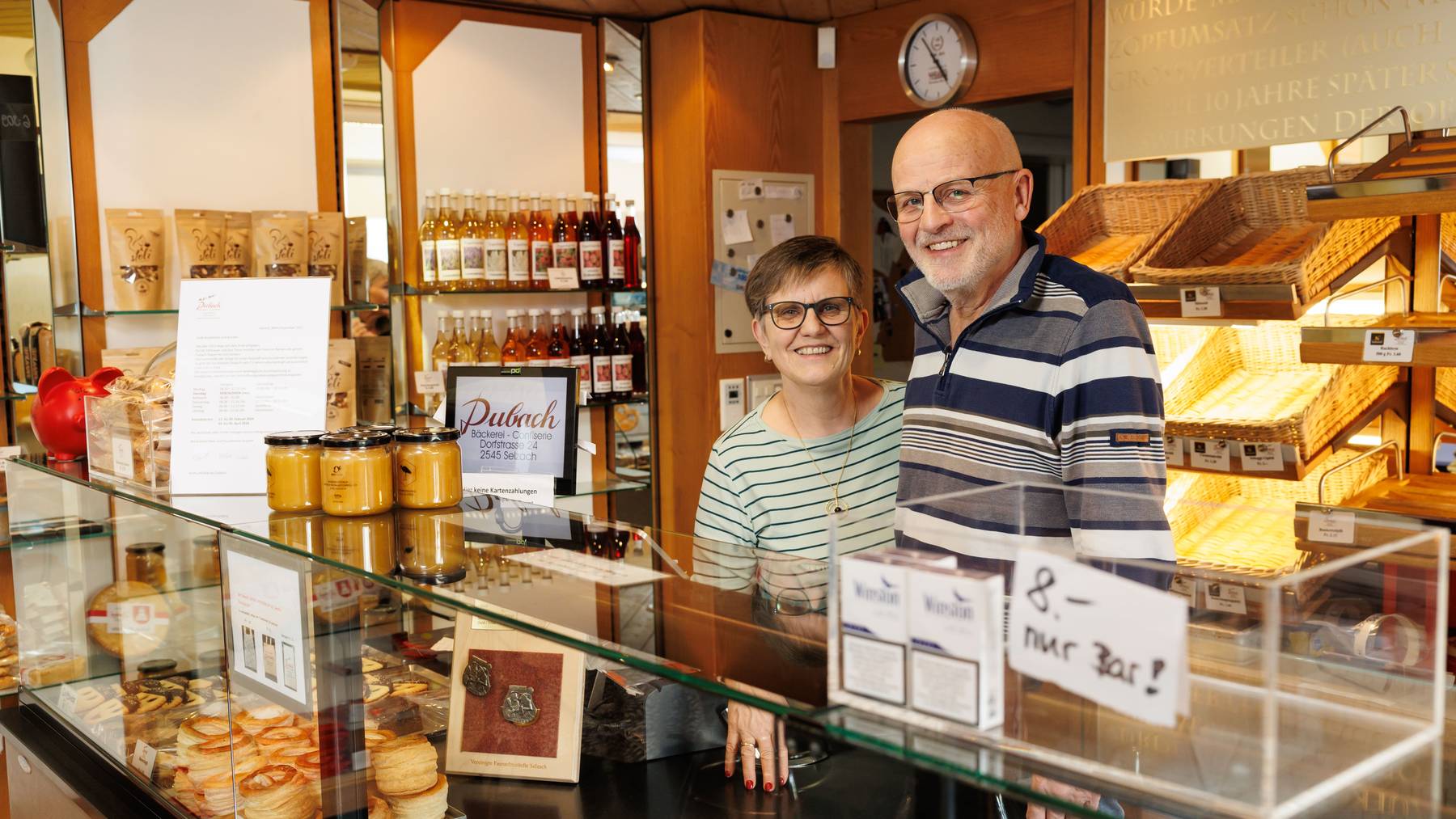 Marlies und Erich Dubach von der Bäckerei Dubach in Selzach