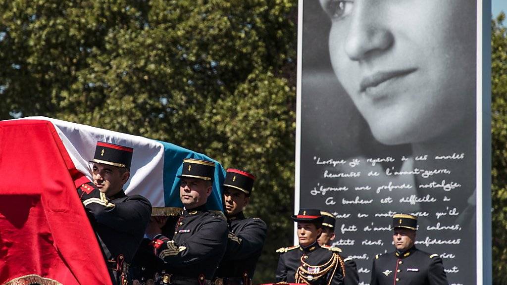 Die Frauenrechtlerin Simone Veil ist erst die fünfte Frau, die im Panthéon im Pariser Quartier Latin bestattet wurde.