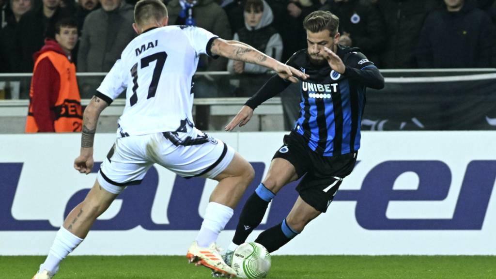 Lugano (Lars Lukas Mai) lief Ball und Gegner meist hinterher, hielt das Spiel gegen Brügge aber lange Zeit offen. Am Ende resultierte die zweite Niederlage im vierten Gruppenspiel