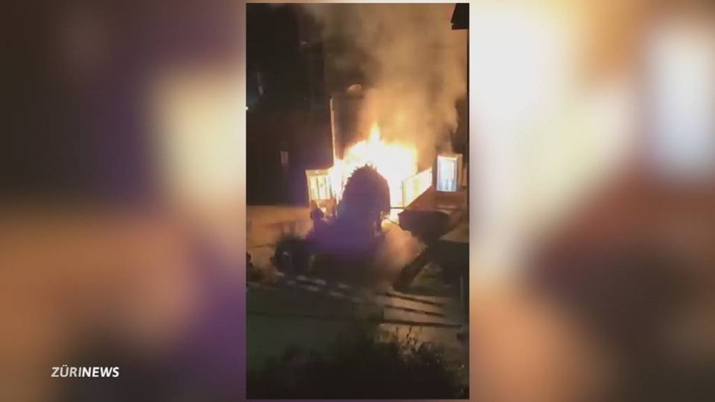 Brandserie bei Toi-Toi-WCs