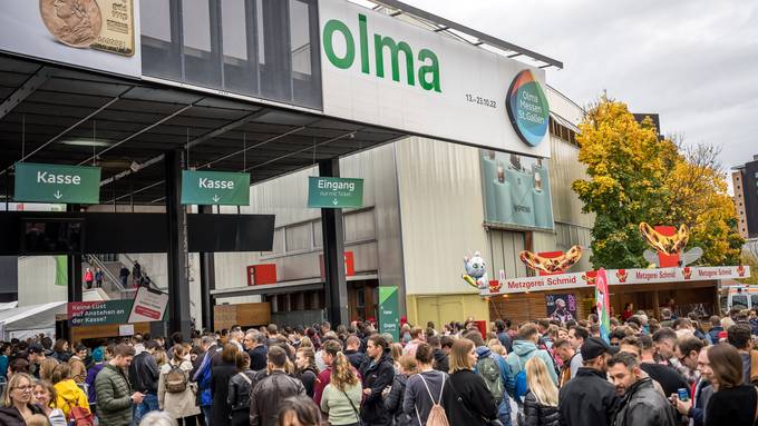 Olma-Veranstalter sind mit Messestart zufrieden