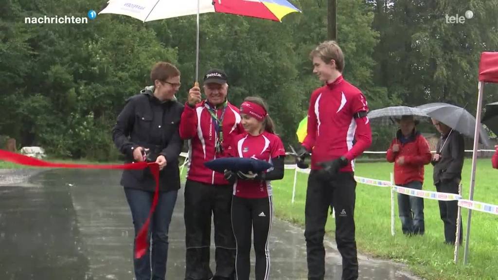 Rollski-Trainingsanlage in Giswil eröffnet