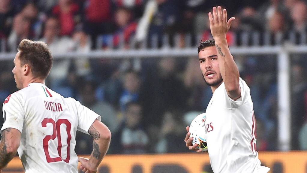 Rodriguez-Konkurrent Theo Hernandez erzielt gegen Genoa sein erstes Tor für Milan