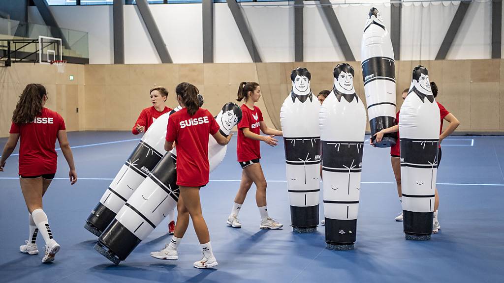 Handballerinnen beim Training im Spitzensportzentrum OYM. (Archivaufnahme).