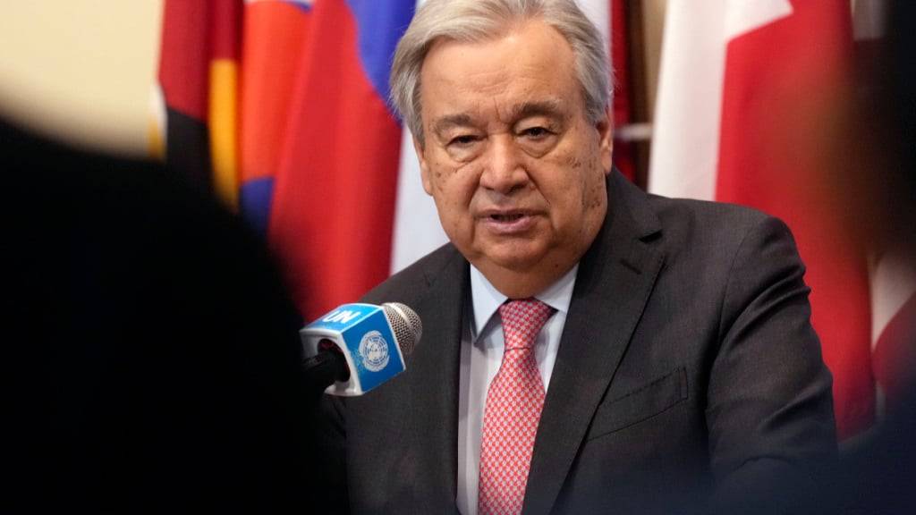ARCHIV - UN-Generalsekretär António Guterres. Foto: Richard Drew/AP/dpa/Archivbild