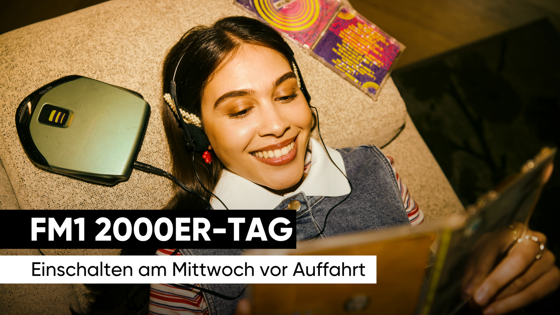 Der FM1 2000er-Tag: Radio einschalten und mitfeiern.